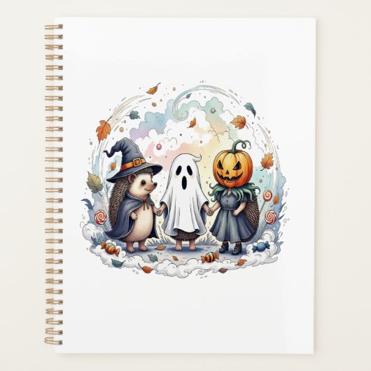Süßes Halloween-Igel-Kostüm Planer (Vorderseite)