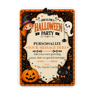 Süßes Halloween-Kostüm Magnet
