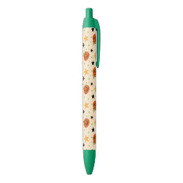 Süßes Halloween-Kürbismuster Beige Kugelschreiber