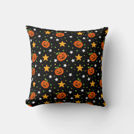 Süßes Halloween-Kürbismuster Kissen