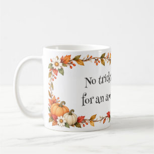 Süßes Halloween-Lehrergeschenk Keine Tricks, nur L Kaffeetasse