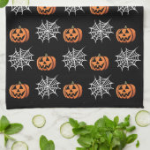 Süßes Halloween-Muster Geschirrtuch (Gefaltet)