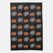 Süßes Halloween-Muster Geschirrtuch (Vertikal)