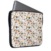 Süßes Halloween-Muster Laptop Laptopschutzhülle (Vorne Rechts)