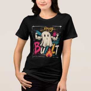 Süßes Halloween-T-Shirt mit Geist Tri-Blend Shirt