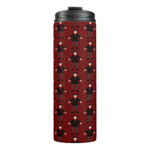 Süßes Halloween-Vampir-Muster Thermosbecher
