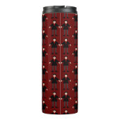 Süßes Halloween-Vampir-Muster Thermosbecher (Rückseite)