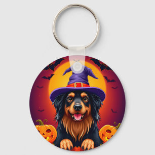 🐶🎃 Süßes Halloween-Welpen-Design 👻✨ Schlüsselanhänger