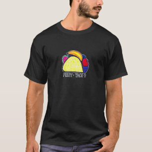 Süßes handgezeichnetes Frucht-Taco für den Obstgar T-Shirt