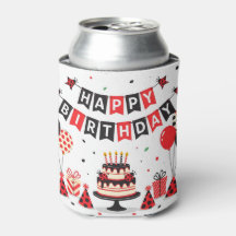 Süßes Happy Birthday Marienkäfer Thema
