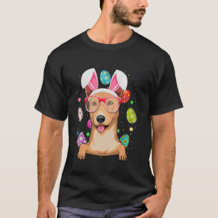 Süßes Häschen Basenji-Hundeface Oster-Eier Osterso T-Shirt