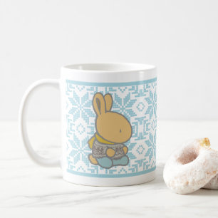 Süßes Häschen-klassische Winter-Tasse Kaffeetasse