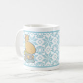 Süßes Häschen-klassische Winter-Tasse Kaffeetasse (Vorderseite Links)