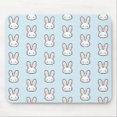 Süßes Hasengesicht-Hasenmuster Mousepad (Vorne)