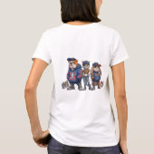 Süßes Haustier Cartoon T-Shirt (Rückseite)