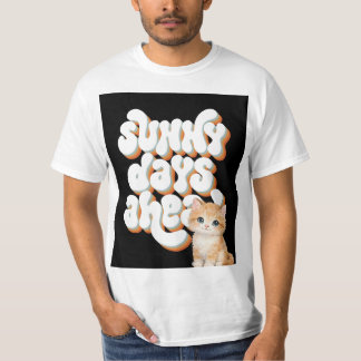 Süßes Haustier Katzenliebhaber Design T-Shirt