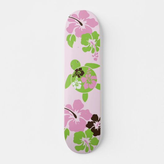 Süßes hawaiisches Honu Mädchen-Skateboard Skateboard (Vorne)