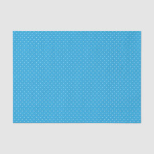 Süßes hellblaues Tupfenmuster Seidenpapier