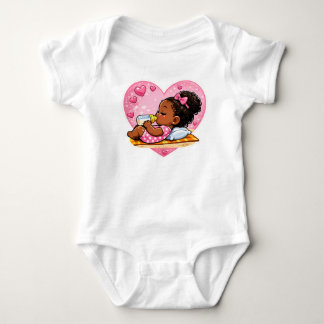 Süßes Herz-Design-Baby-Outfit Baby Strampler