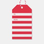 Süßes Herz Foto Valentines Geschenketiketten / Rot Geschenkanhänger (Rückseite)