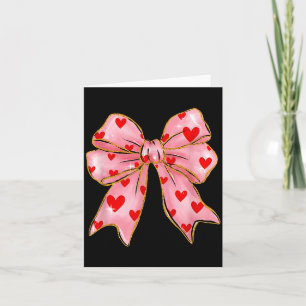 Süßes Herz Liebe Kokette Schleife Valentinstag Fra Karte