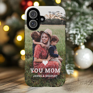 Süßes HERZ LIEBT DICH MUTTER Muttertags-Foto iPhone 16 Hülle