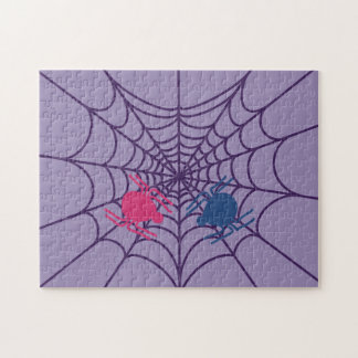 Süßes Herz Spinnennetz Puzzle