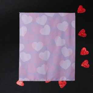 Süßes Herz Streusel   Lavendel Herz Tapete Wandteppich