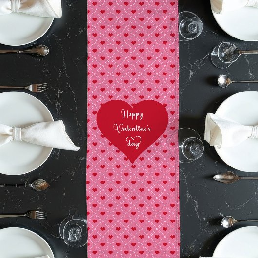 Süßes Herz Tischläufer Valentinstag