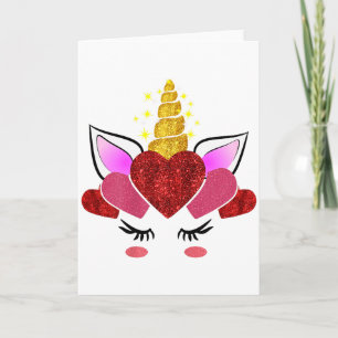 Süßes Herz Valentinstag Geschenk für Frauen Mädche Karte