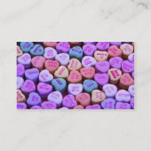 Süßes Herz Visitenkarte (Rückseite)