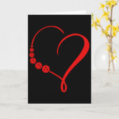 Süßes herzförmiges Picklebyll-Spieler-Geschenk Val Karte (Gelbe Blume)