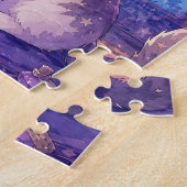 Süßes Hexen-Kätzchen-Puzzle Puzzle (Seite)