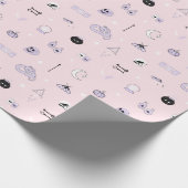 Süßes Hexen-Spuk-Geburtstags-Geschenkpapier Geschenkpapier (Ecke)
