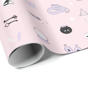 Süßes Hexen-Spuk-Geburtstags-Geschenkpapier Geschenkpapier
