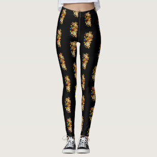 Süßes Highland-Rind Autismussensibilisierungs-Puzz Leggings
