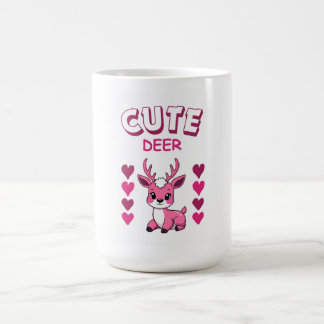 süßes Hirsch-Tassendesign  Kaffeetasse
