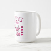 süßes Hirsch-Tassendesign  Kaffeetasse (VorderseiteRechts)