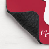 Süßes Hirsch-Trophäen-Muster Festlich Mousepad (Ecke)