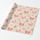 Süßes Huhn Geschenkpapier (Ungerollt)