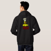 Süßes Huhn-Sweatshirt Hoodie (Schwarz voll)