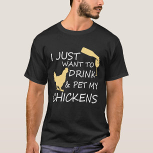Süßes Hühnerliebhaber-Shirt Lustiger Weinbauernhof T-Shirt