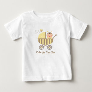 Süßes Hummel-Baby im Kinderwagen Wortspiel Baby T-shirt