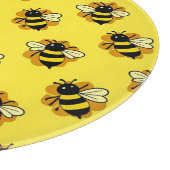Süßes Hummel-Sommer-Muster Schneidebrett (Ecke)