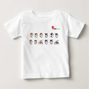 Süßes Hunde-Baby-T-Shirt Baby T-shirt