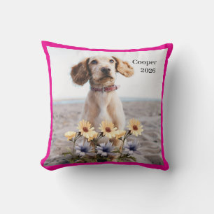 Süßes Hunde-Foto Kissen