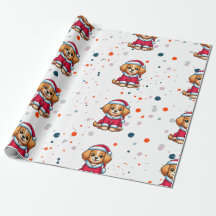 Süßes Hunde-Geburtstags-Geschenk-Verpackungspapier