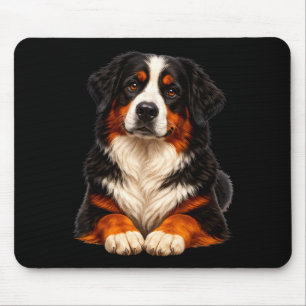 Süßes Hundeliebhaber-Design Berner Sennenhund Mousepad