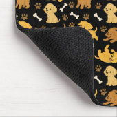 Süßes Hundemuster Mousepad (Ecke)