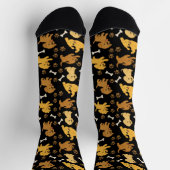 Süßes Hundemuster Socken (Oben)